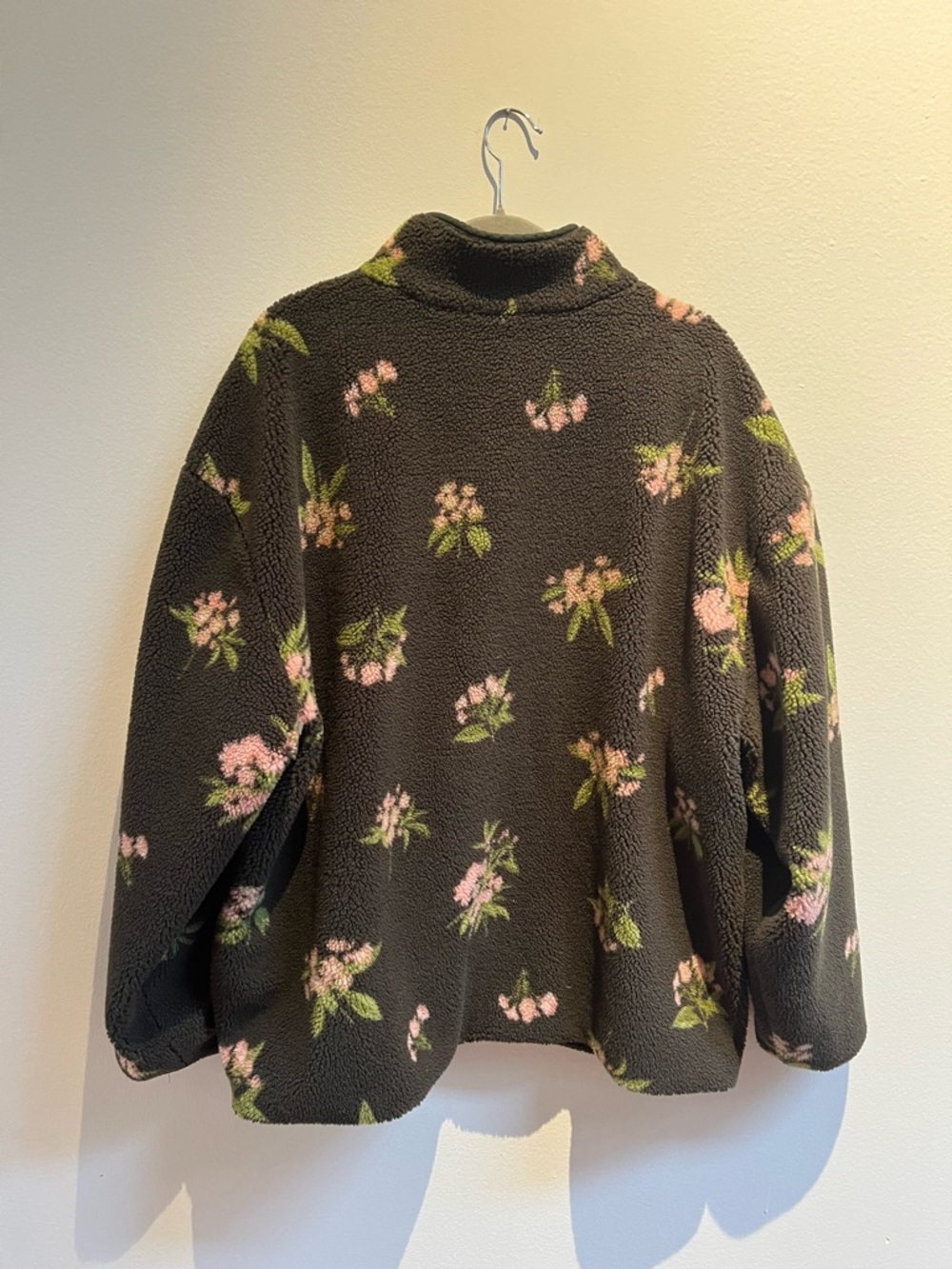 Woolrich x Target Unisex Floral Sherpa Double Zip-up Jacket 2XL - Picture 7 of 7